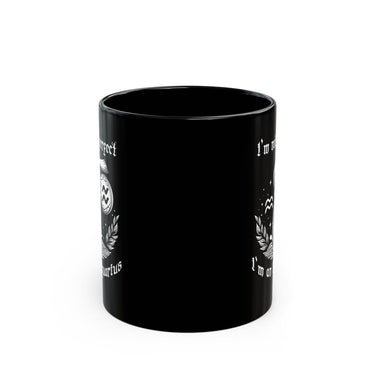 Aquarius Zodiac Black Mug