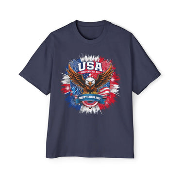 Liberty Eagle Patriotic Oversized Tee - MULTIVERSITY STORE