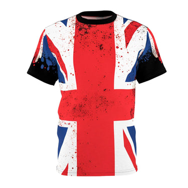 Patriotic Paint Splatter Brit Tee - MULTIVERSITY STORE