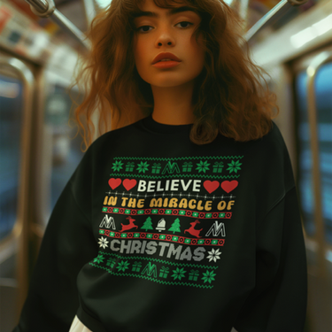 Believe in Miracle Ugly Sweater