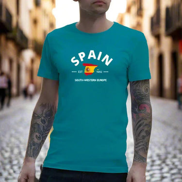 Spain Flag Unisex T-shirt - MULTIVERSITY STORE