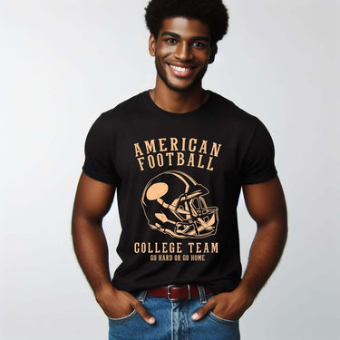 American Football College Team T-Shirt - MULTIVERSITY STORE